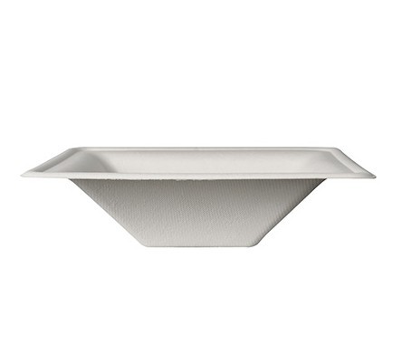 12 Zuckerrohr Schalen Aida eckig 16cm