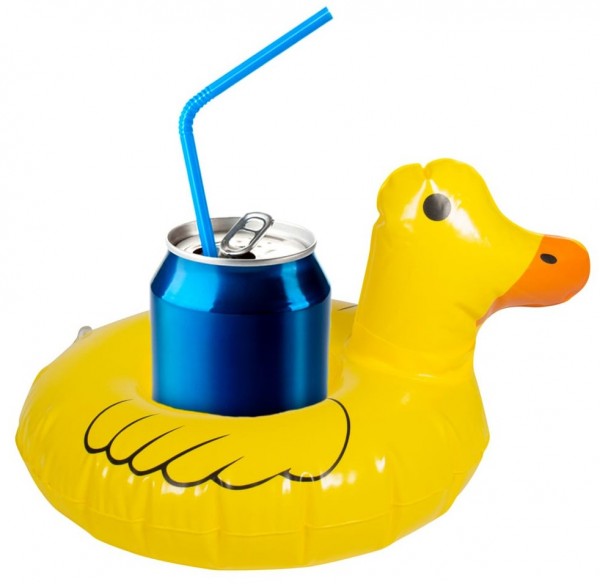Aufblasbarer Enten Getränkehalter