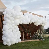 Vorschau: Eco Ballongirlande White Wedding