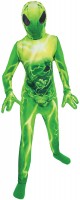 Mystischer Grüner Alien Kinderkostüm