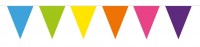 Wimpelkette Paris bunt 10m