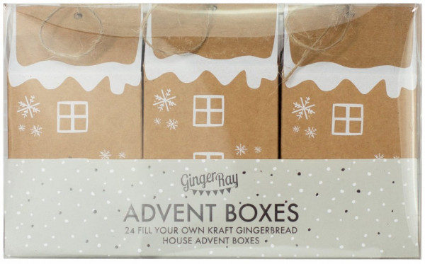 Weihnachtshäuschen DIY Adventskalender 3