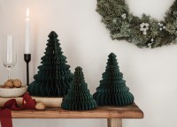 Edler Tannenbaum Wabenball Hänger 24cm