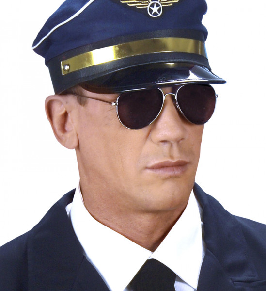 Piloten Brille In Schwarz 3