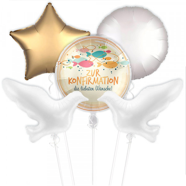 Blessed Confirmation Ballonbouquet 5-teilig