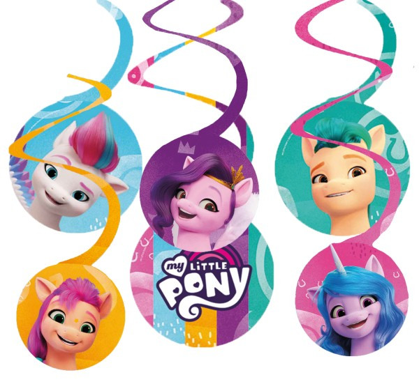 6 My Little Pony Deckenhänger