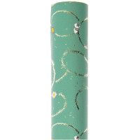 Grünes FSC Geschenkpapier Baumschmuck