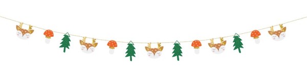DIY Christmas Forest Girlande 1,7m
