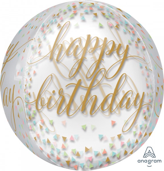 Orbz Ballon Birthday Parade 40cm