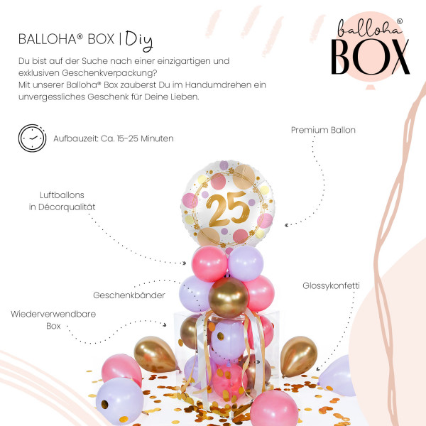 Balloha Geschenkbox DIY Happy 25 XL 3