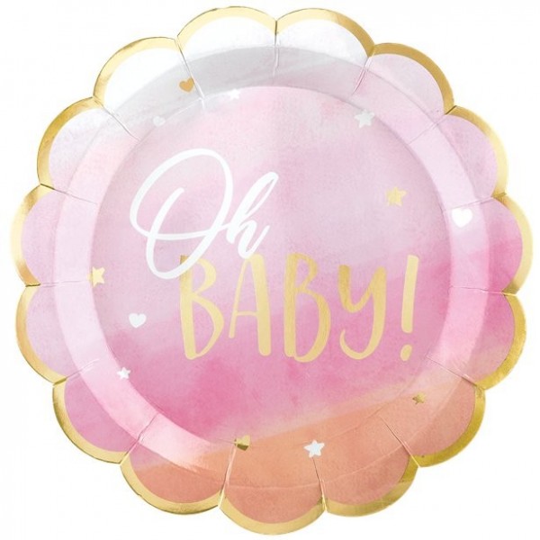 8 Oh Sweet Baby Pappteller 25cm