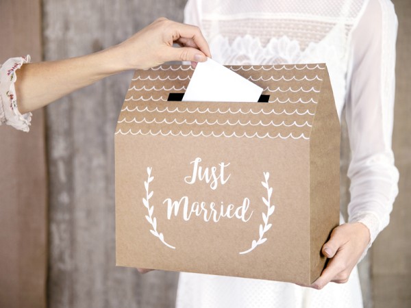 Haus Kartenbox Just Married