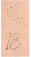 10 Rosy Blush 18th Birthday Servietten 33cm