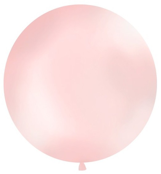 XXL Metallic Ballon Partygigant hellrosa 1m
