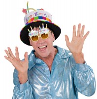 Vorschau: Farbenfrohe Happy Birthday Party Brille