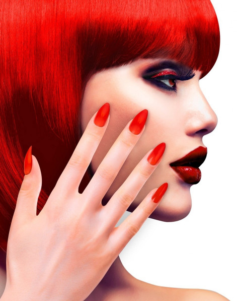 Ramona Rot Fingernägel 12er Set