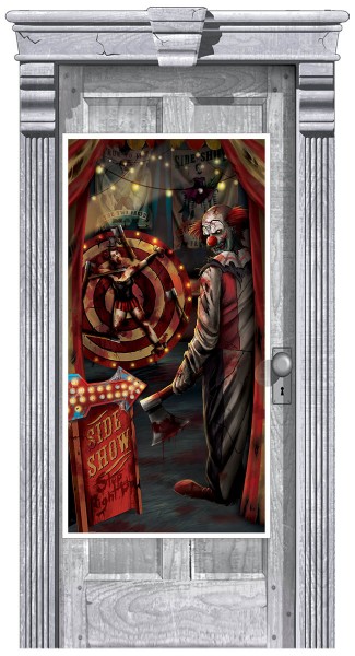 Horrorzirkus Türposter 1,65m x 85cm