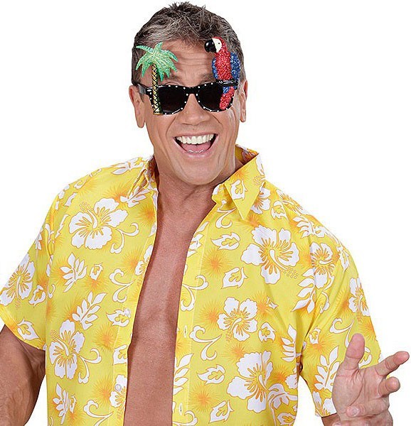 Urlaub Party Brille Papagei 3