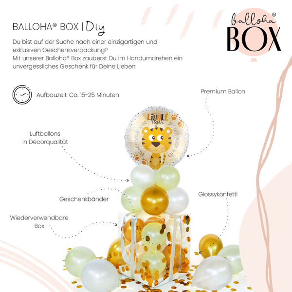 Balloha Geschenkbox DIY Little Tiger XL 3