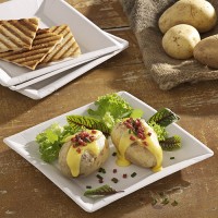 50 FSC Teller Donizetti eckig 22,5 x 22,5 cm