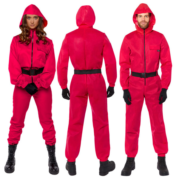 Squid Game jumpsuit herrkostym