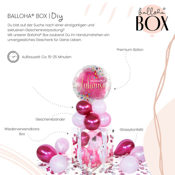 Balloha Geschenkbox DIY Willkommen Zuhause XL 3