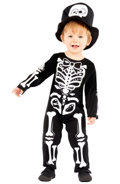 Mister Skelett Baby und Kinderkostüm