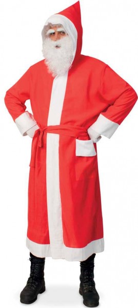 Langer Nikolaus Mantel mit Gürtel