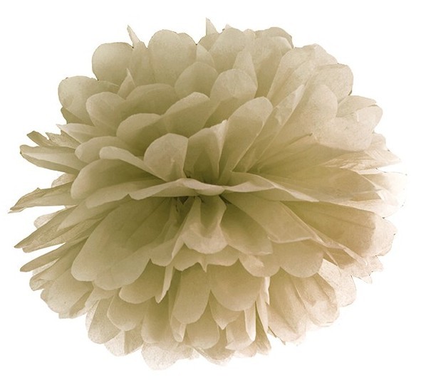 Pompon Romy gold 35cm