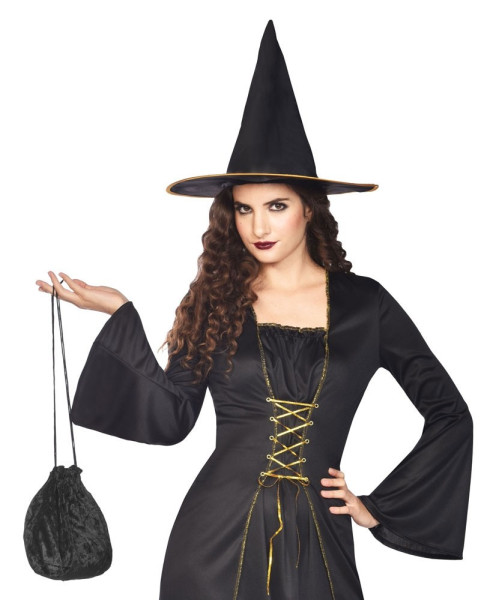 Schwarzer Samtbeutel Magicus