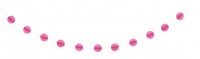 Vorschau: Wabenball Girlande Party Night Magenta 213cm