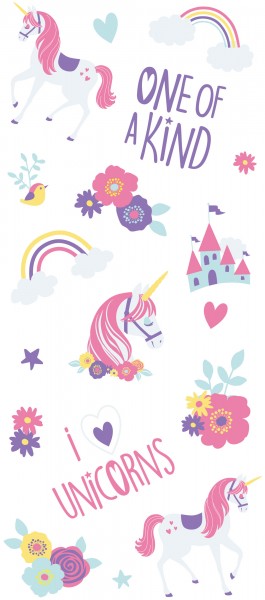 20 Zellophantüten verträumtes Einhorn