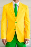 OppoSuits Partyanzug Green and Gold