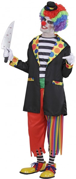 Gruseliger Horrorclown Herren Kostüm