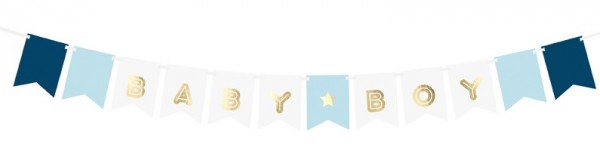 DIY Baby Boy Girlande 1,6m