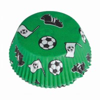 48 Fußball Kicker Party Muffinförmchen