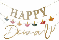 Eco Happy Diwali Gold Girlande