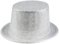 Vorschau: Glitter Party Hut Silber