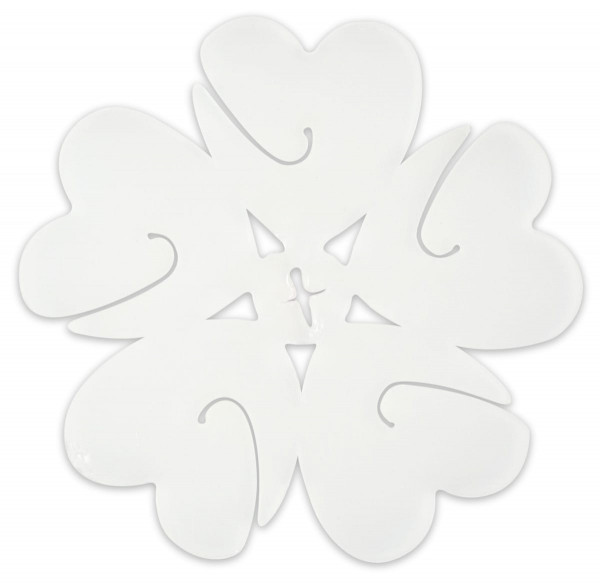 3 Ballonclip Blumen in Transparent
