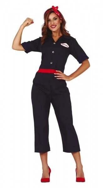 60er Jahre Pin-up Overall für Damen