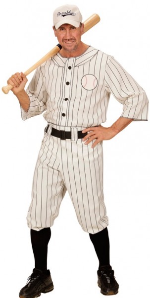 Baseball Spieler Kostüm mit Basecap