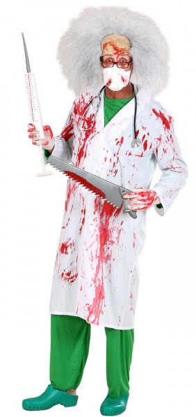 Halloween Kittel Horror Doktor Arzt Blutig