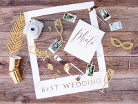 Foto Booth Set Best Wedding