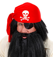 Förhandsgranskning: Piratmössa bandana röd