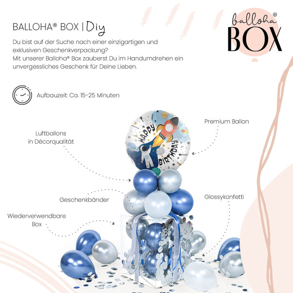 Balloha Geschenkbox DIY Birthday Outer Space XL 3