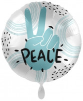 Folienballon Peace Victory 45cm