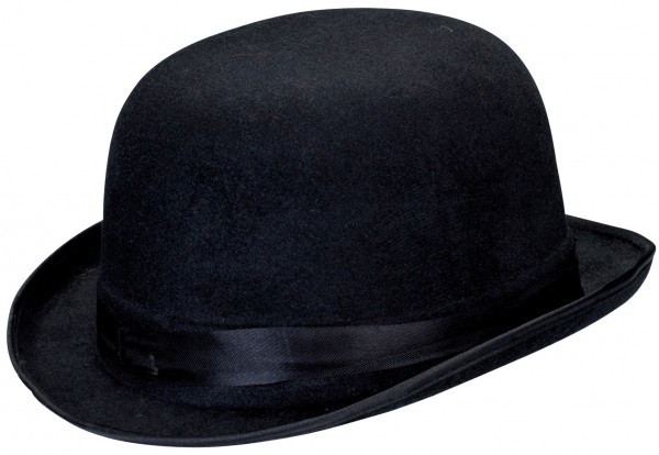 Klassischer Melonenhut Samtoptik