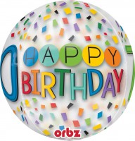 Orbz Ballon Konfetti 70. Geburtstag