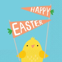 16 Hase Happy Servietten 25cm