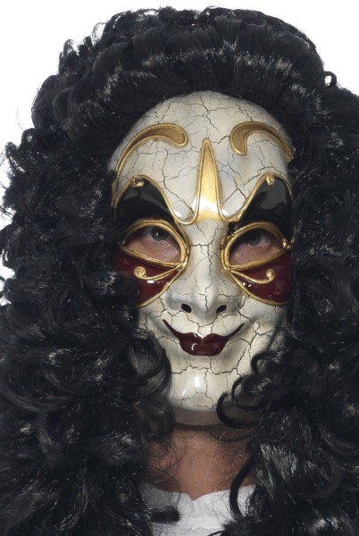 Venezianische Maske Mit Haaren